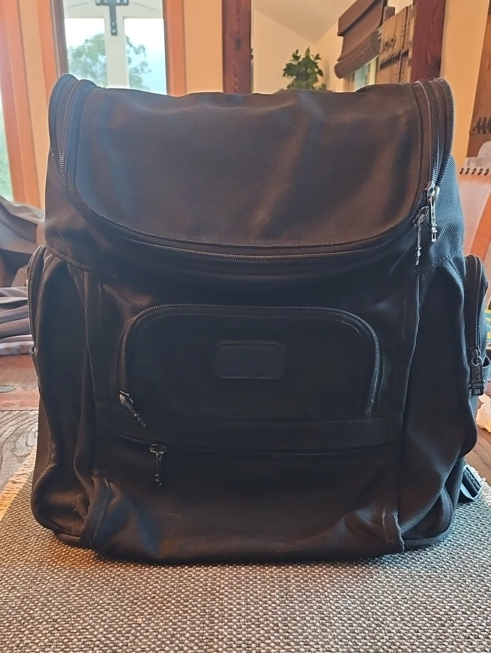 Tumi Black Men's Travel Backpack -